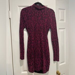 NBD velvet cutout dress